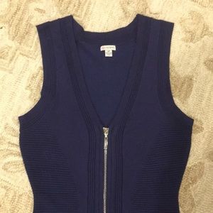 NWOT Guess Full-zip Bodycon Sweater Dress